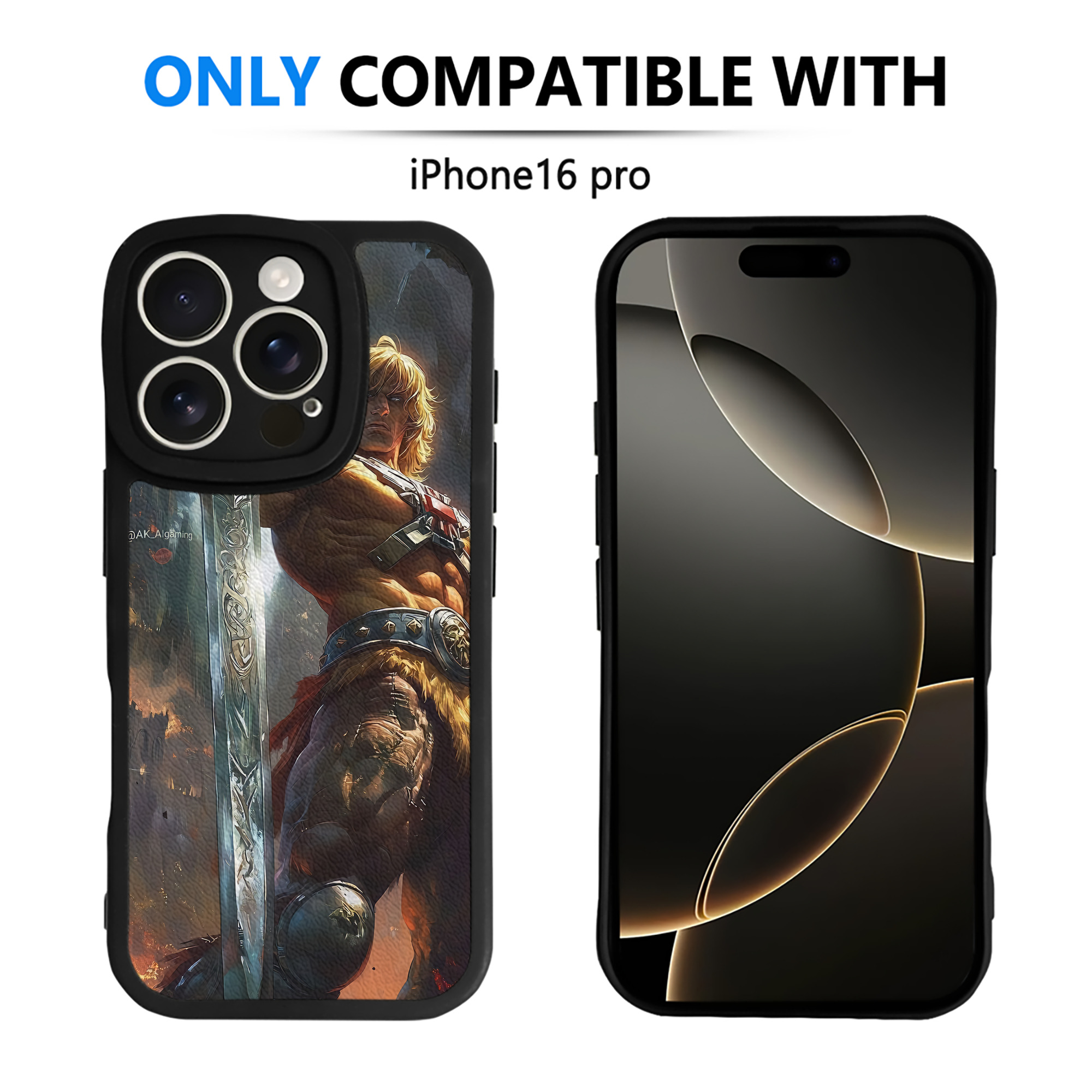 （画像用） 北斗の拳 Fist of the North Star 【iPhone 16シリーズ対応】シリコンスマホケース（レザー調） 材質：シリコン